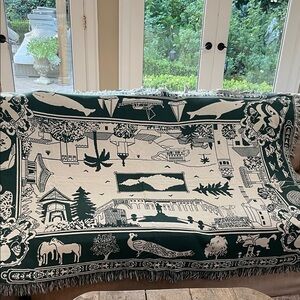 Vintage 1994 Nantucket Crossing Palos Verdes Keepsake Throw Blanket